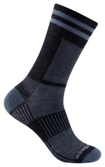 WRIGHTSOCK Coolmesh II Crew Socken Schwarz Grau  