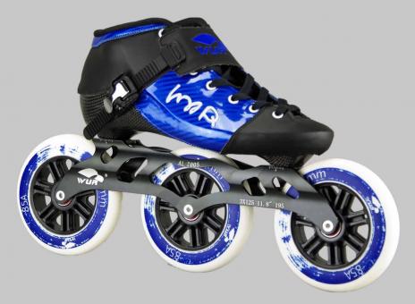 Wurskate ZQ Speed Skate blau 125mm Rolle 