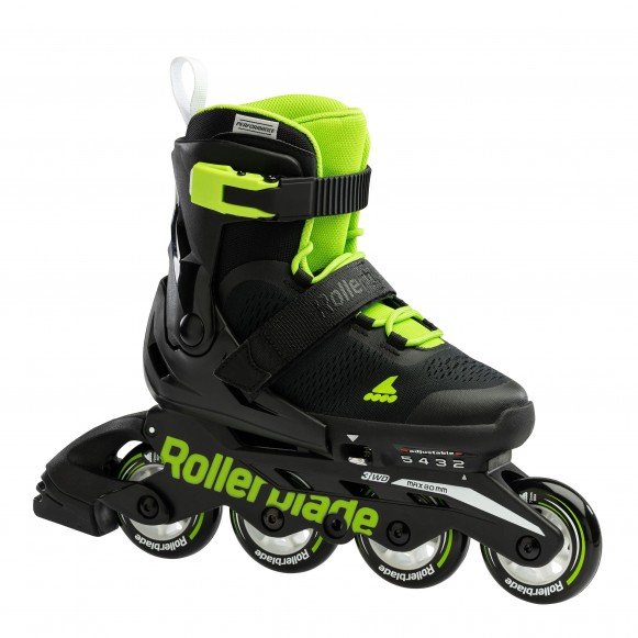 Rollerblade - Microblade  Kids Skates - schwarz-grün - Kinderskate 
