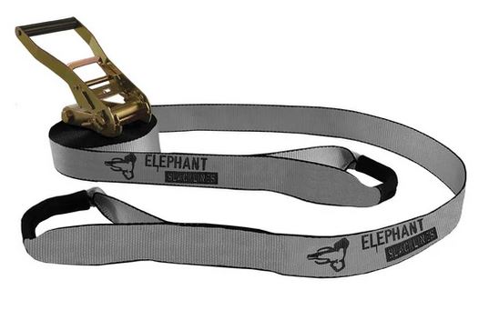 Elephant - Slackline - Eco Line 12m/5cm - weiß 