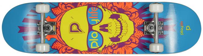 Playlife Skateboard Skullhead 31"x 8" 
