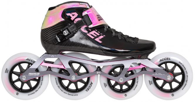 Powerslide ACCEL Race Pink Boot - Speedboot 