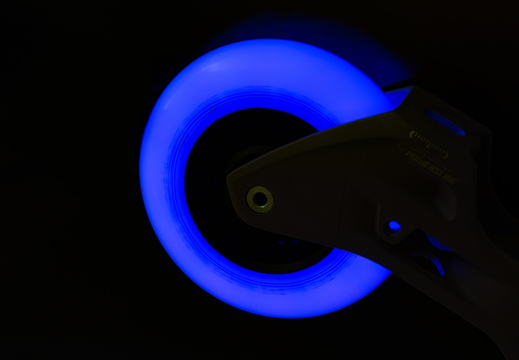 Powerslide NEON Leuchtrolle 100/85A BLUE (3-er Set) blau