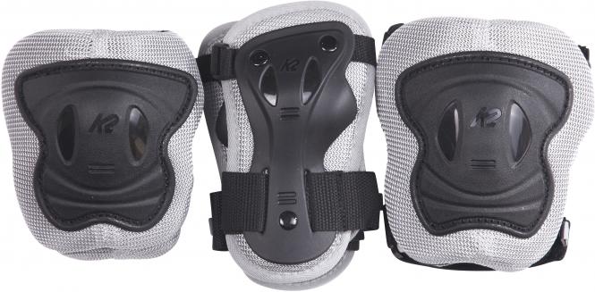K2 JUNIOR PAD SET - Grey - Schutzset Kinder 
