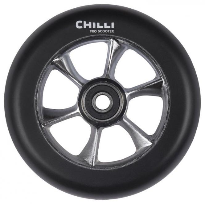 Chilli Rolle-turbo-110 mm Schwarz PU raw core (Stück) 