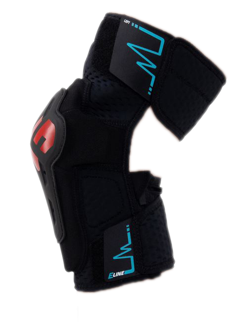 G-Form - Knieschützer - E-Line - schwarz rot 