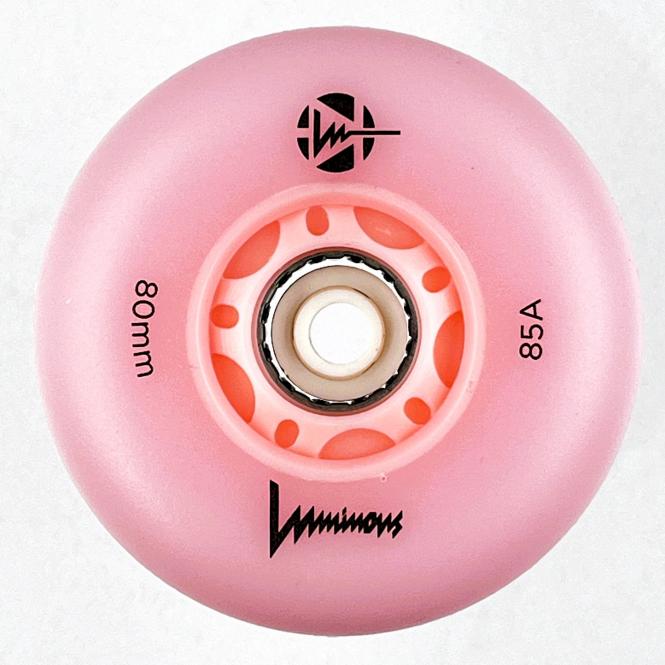 Luminous-LED Wheels Flamingo Pink 80mm/85A  