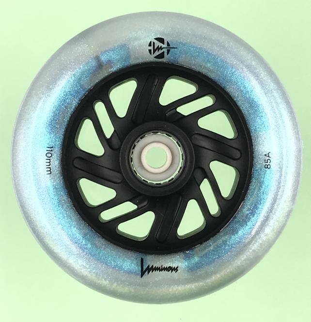 Luminous-LED Wheels Black-Pearl 110mm/85A  