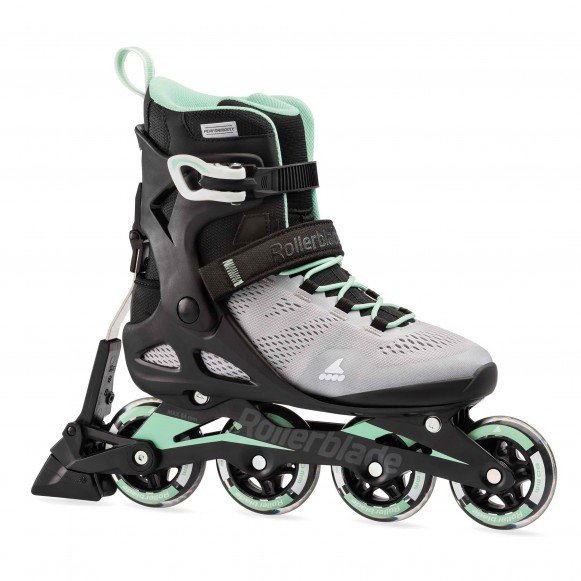 Rollerblade Macroblade 80 ABT Woman Skate Eisgrau-Neo Mint   
