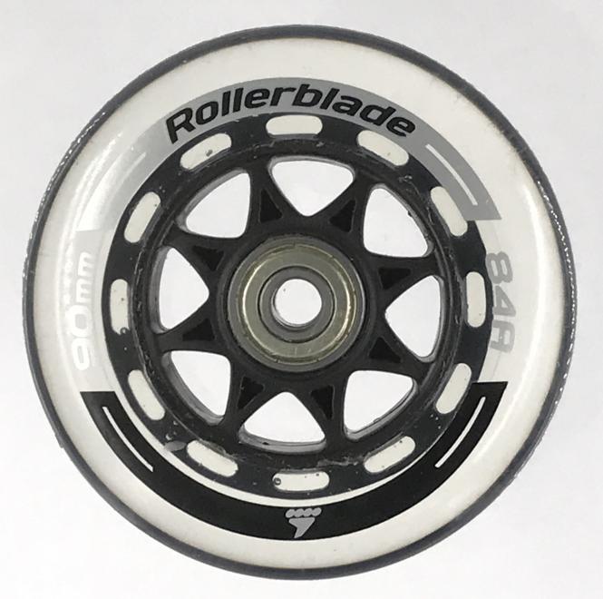 Rollerblade Rollen Performance 90mm/84A+SG9+8mm Spacer (8er-Set) 