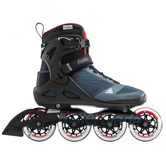Rollerblade MACROBLADE 90 Men Skate - blau-orange - Größe: 44 - Herrenskates 44
