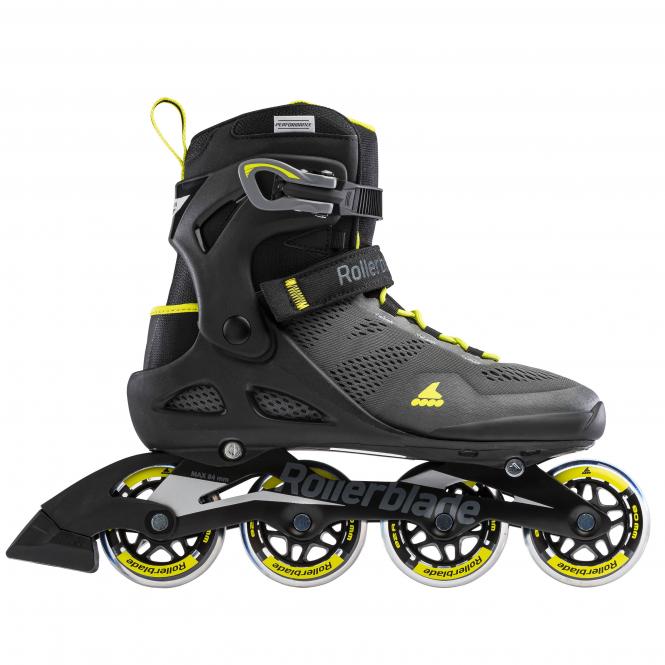 Rollerblade MACROBLADE 80 Men Skate - black lime - Herrenskates 