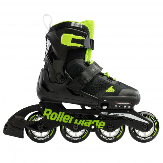 Rollerblade - Microblade  Kids Skates - schwarz-grün - Kinderskate 