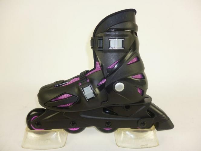 Roces Orlando III Black/Pink Kinderskates Größe 36-40 36-40