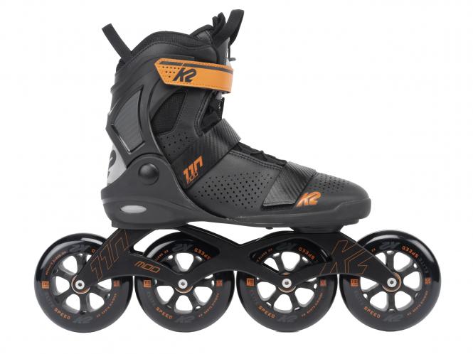 K2 Mod 22 110 Semi-Fitness Marathon Skate black-orange - Unisex Skate 