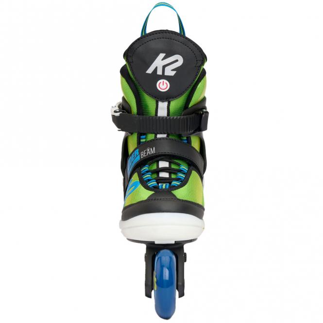 K2 Raider Beam Junior Skates - neongrün - türkis - Kinderskates 