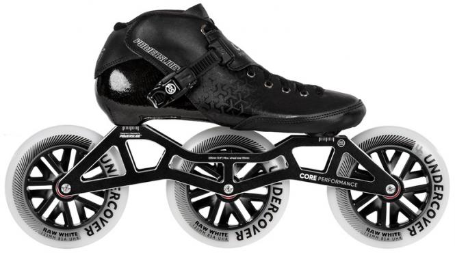 Powerslide Core Performance Black 3X125 - Rennskates 