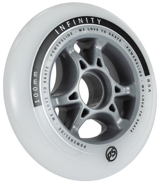 Powerslide Infinity 100/85 (4er Set) grau 4er Set