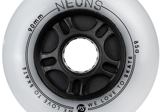 Powerslide NEON Leuchtrolle 090/85A (4er-Set) 