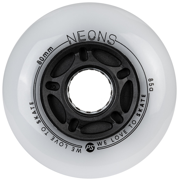 Powerslide NEON Leuchtrolle 080/85A BLUE (4er-Set) blau