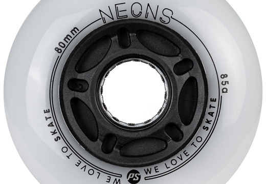 Powerslide NEON Leuchtrolle 080/85A ORANGE (4er-Set) orange