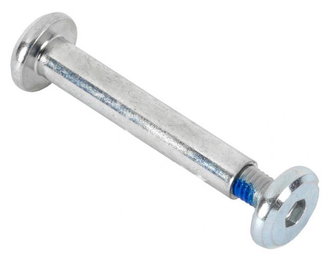 Powerslide Stahl-Doppelachse, Sechskant 28mm/6mm  