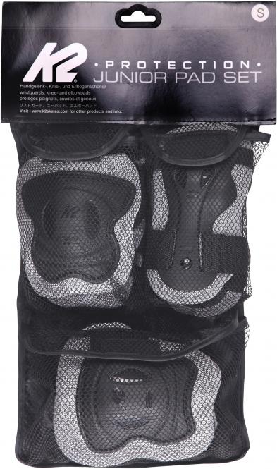 K2 JUNIOR PAD SET - Grey - Schutzset Kinder 