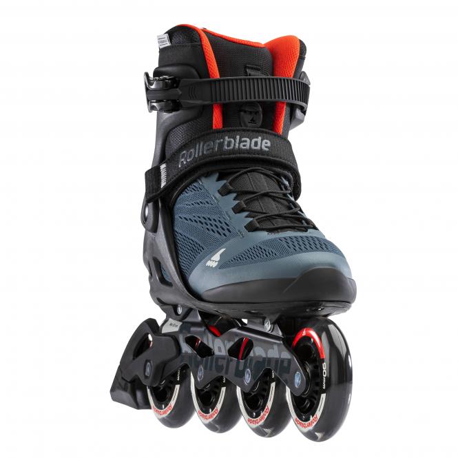 Rollerblade MACROBLADE 90 Men Skate - blau-orange - Größe: 44 - Herrenskates 44