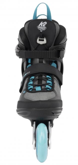 K2 Alexis 80 Pro Alu Woman Skate - grey-cyan - Damenskates 