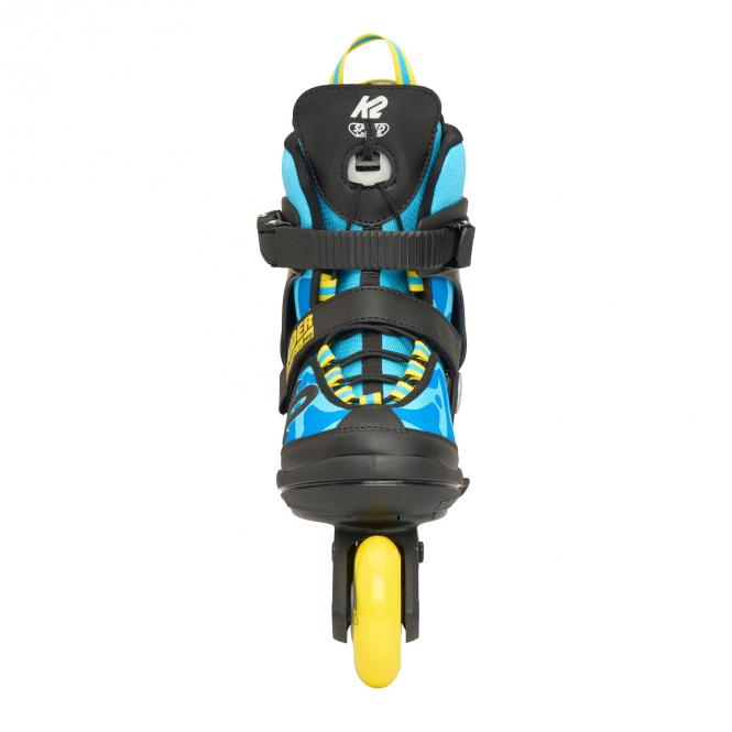 K2 Raider Pro Junior Skates (Größe 32-37) Boy - blue-yellow - Kinderskates  32-37