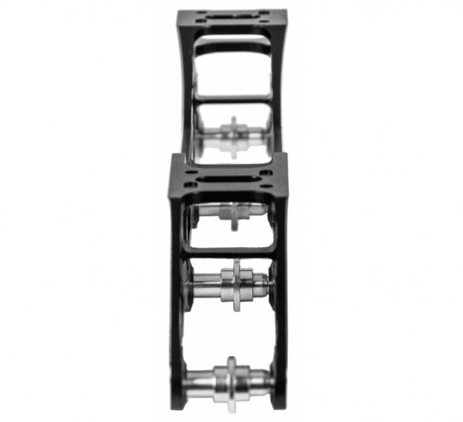 Powerslide Core Racing Frames - Speed Schiene 4*100, 12,0" 195mm cross 