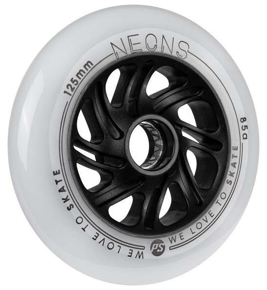 Powerslide NEON Leuchtrolle 125/85A MULTICOLOR (6er Set) 