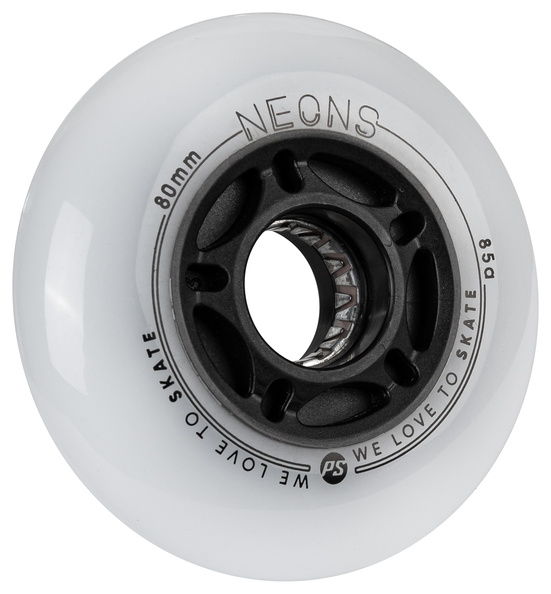 Powerslide NEON Leuchtrolle 080/85A BLUE (4er-Set) blau