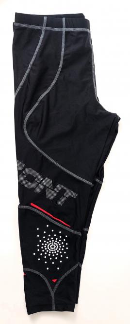 Bont Hi-Performance compression tights 3/4 Länge, Stretchhose, schwarz 